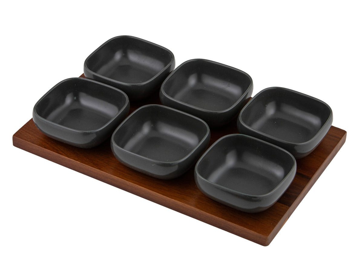 ladelle ESSENTIALS Schalenset anthrazit 7tlg Freisteller 1