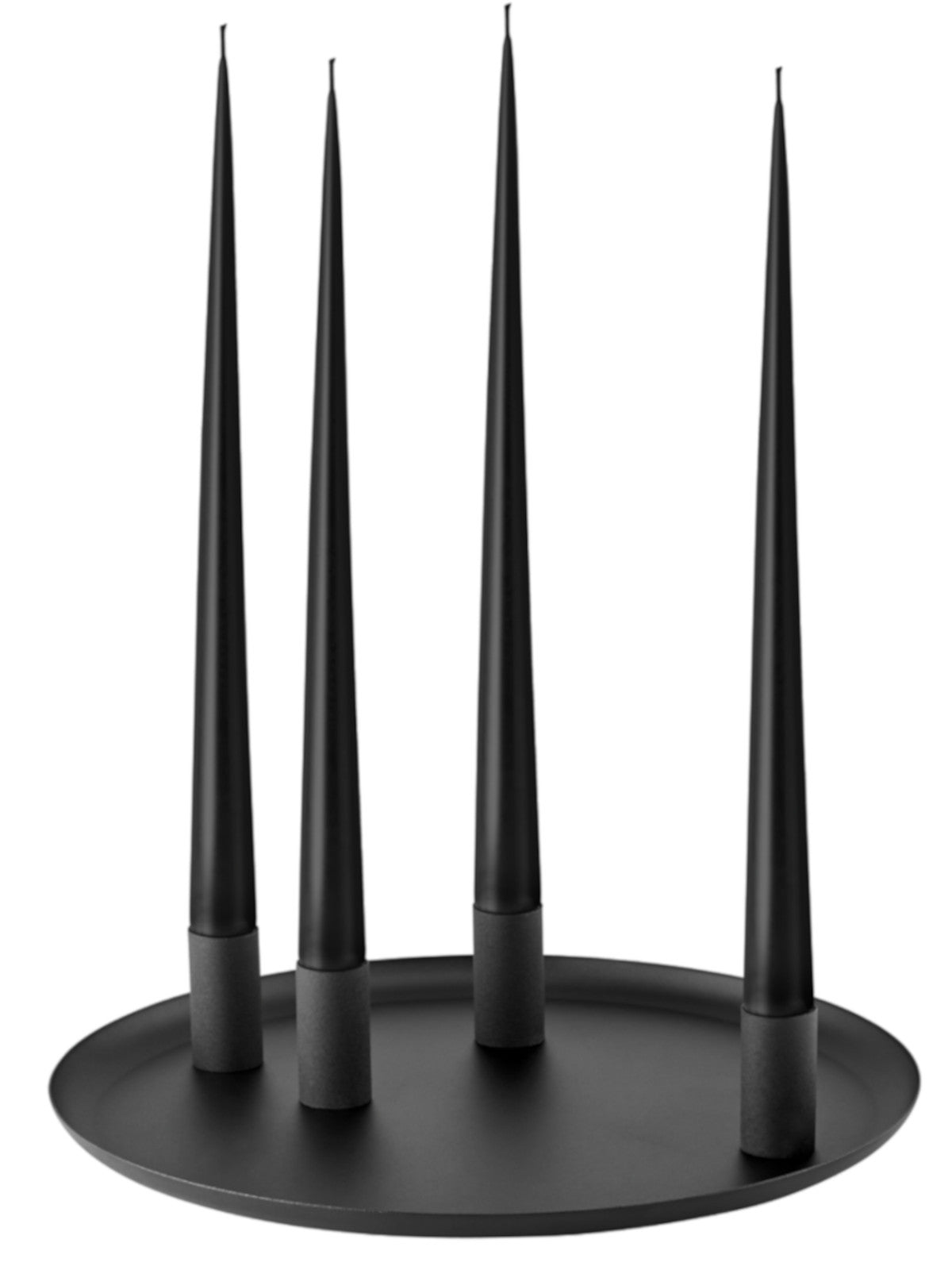 Blomus LOHA Kerzenhalter rund black 30cm Freisteller 2