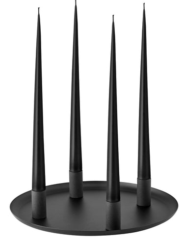 Blomus LOHA Kerzenhalter rund black 30cm Freisteller 1