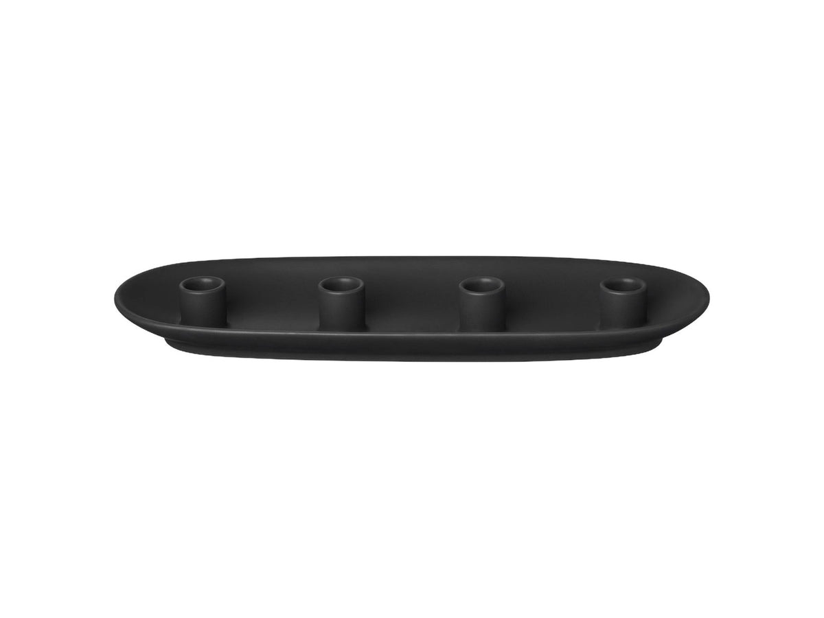Blomus VELA Kerzenhalter oval black 40cm Freisteller