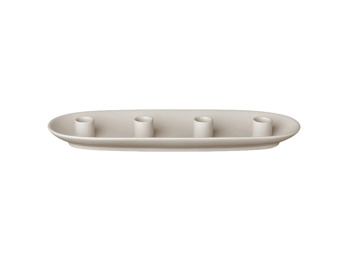 Blomus VELA Kerzenhalter oval moonbeam 40cm Freisteller