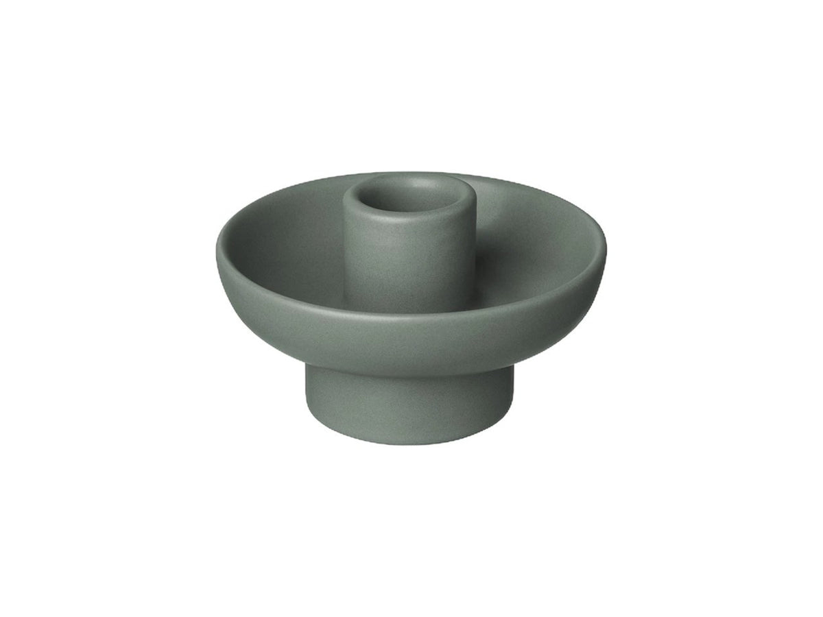 Blomus VELA Kerzenhalter agave green S 9cm Freisteller 1