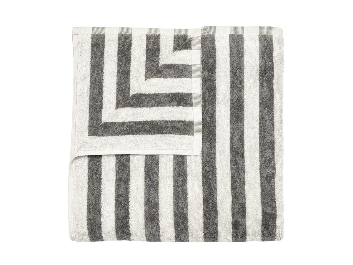 Blomus ARTO Badetuch moonbeam/magnet thick stripe 70x140cm Freisteller 2
