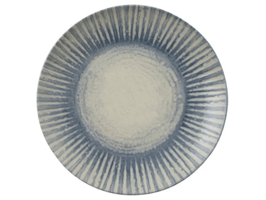 Rosenthal Arthur Krupp Stoneware Sunlight Blue Teller flach 20cm Freisteller 1