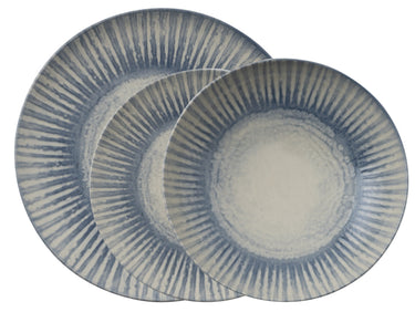 Rosenthal Arthur Krupp Stoneware Sunlight Blue Dinnerset 12tlg Freisteller 1