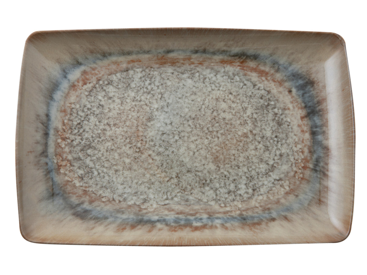 Rosenthal Arthur Krupp Stoneware Galaxy Venus Platte 35x22cm Freisteller 1