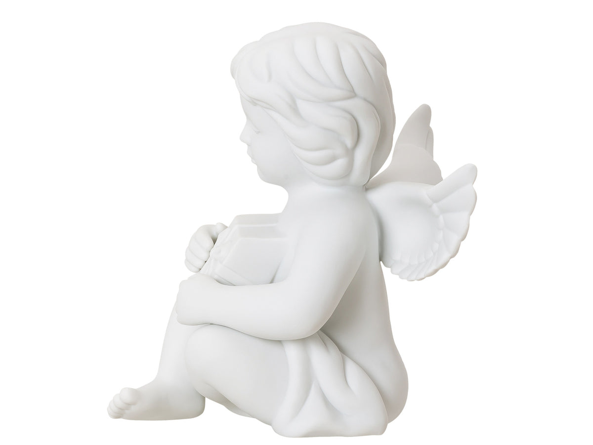 Rosenthal Engel gross Engel mit Geschenk Freisteller 3