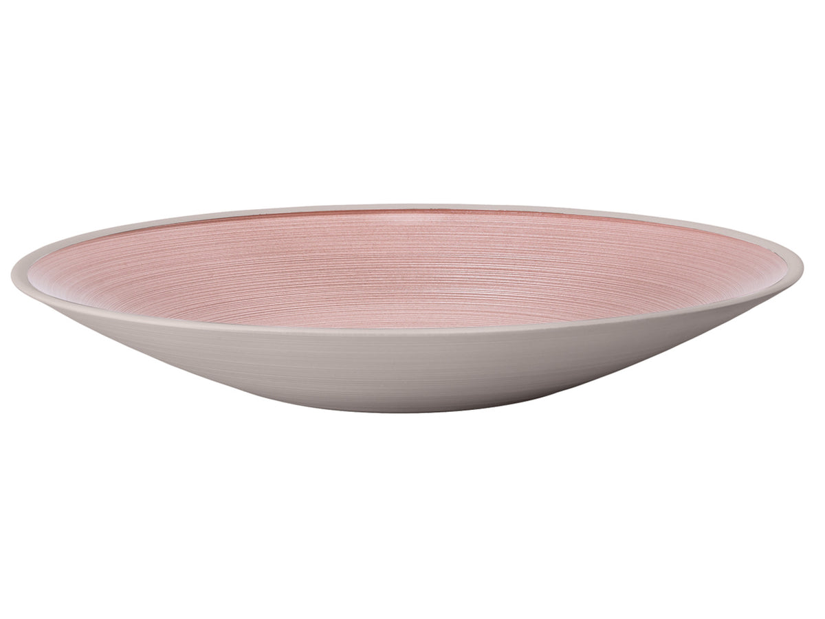 Rosenthal Glass Bowls Pink Schale flach 31 cm Freisteller 1