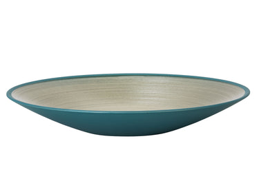 Rosenthal Glass Bowls Green Schale flach 31 cm Freisteller 1