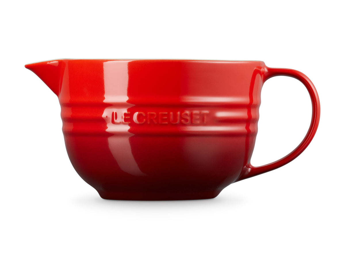 Le Creuset Rührschüssel mit Henkel kirschrot 2l Freisteller 4