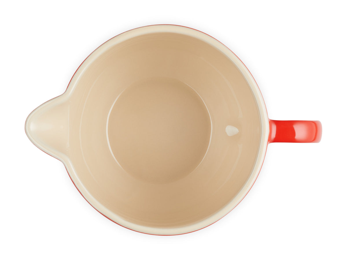 Le Creuset Rührschüssel mit Henkel kirschrot 2l Freisteller 3