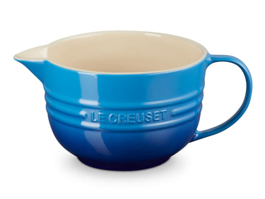 Le Creuset Rührschüssel mit Henkel azure 2l Freisteller 2