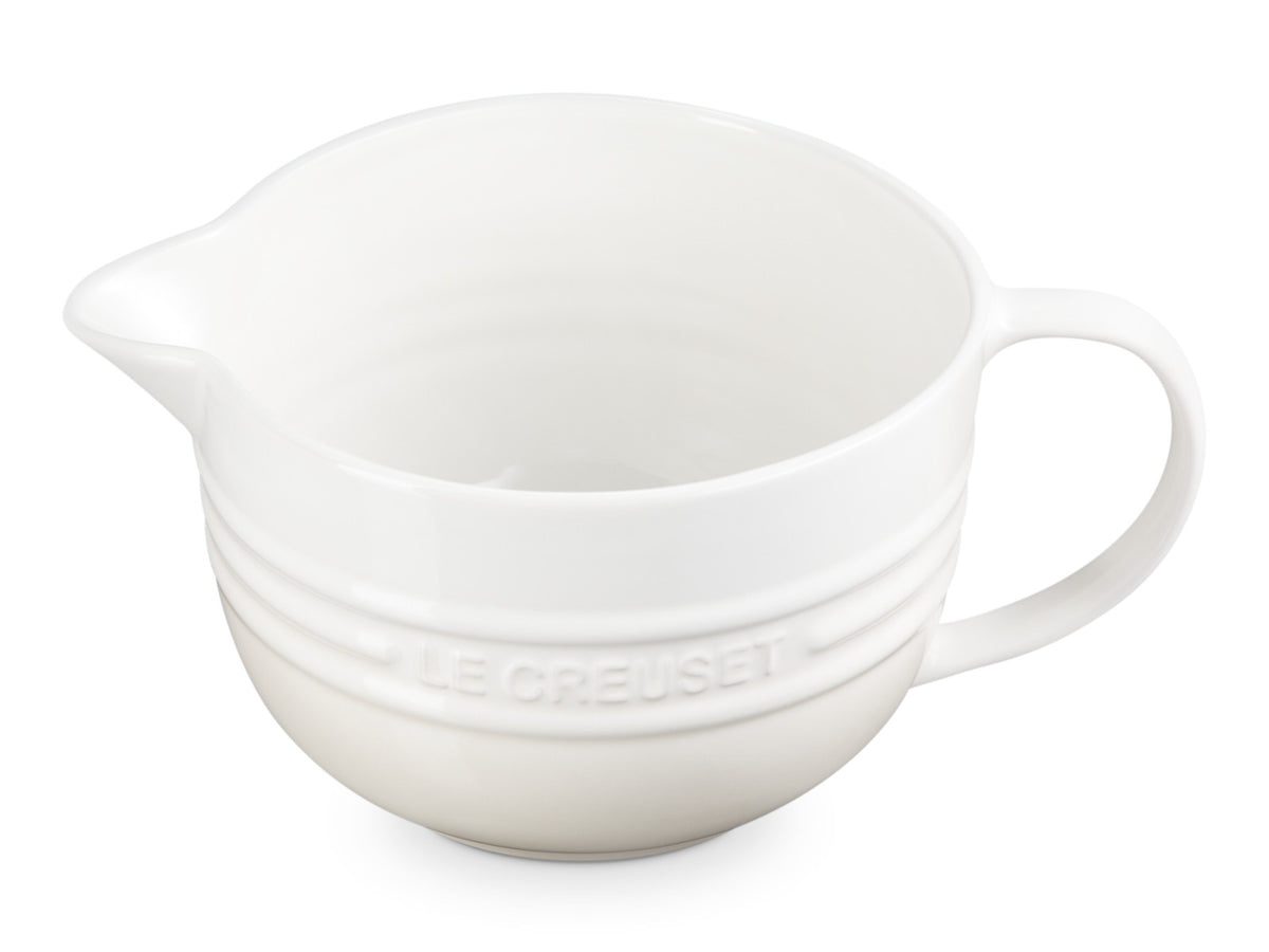 Le Creuset Rührschüssel mit Henkel meringue 2l Freisteller 2