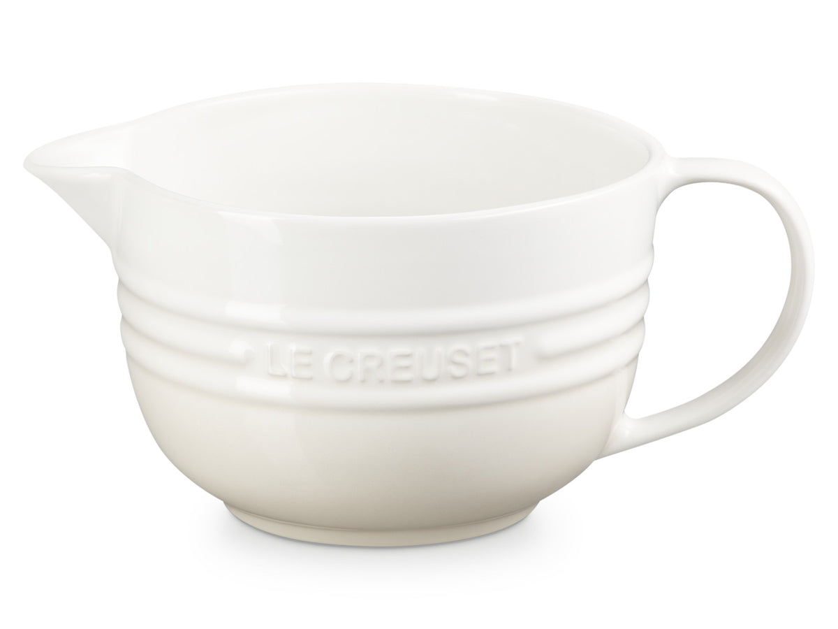 Le Creuset Rührschüssel mit Henkel meringue 2l Freisteller 1