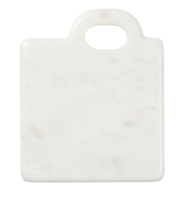 Broste Copenhagen Olina Schneidebrett white marmor 14x17cm Freisteller