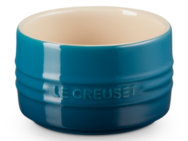 Le Creuset stapelbares Förmchen deep teal 8cm Freisteller 1