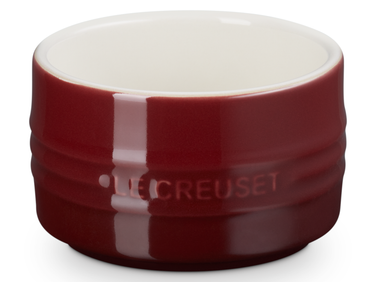 Le Creuset stapelbares Förmchen garnet 8cm Freisteller 1