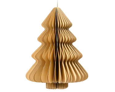 Decoris Baum Papier sand 8cm