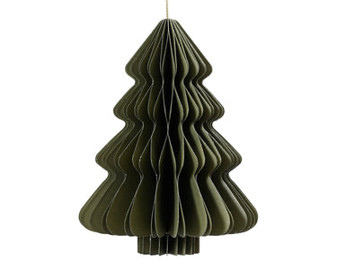 Decoris Baum Papier grün 15cm