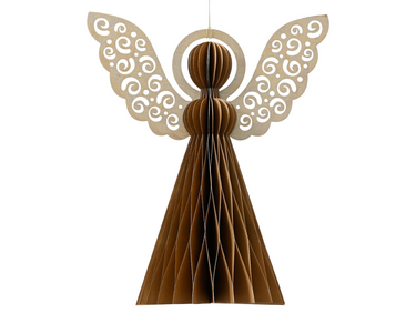 Decoris Engel braun 15cm