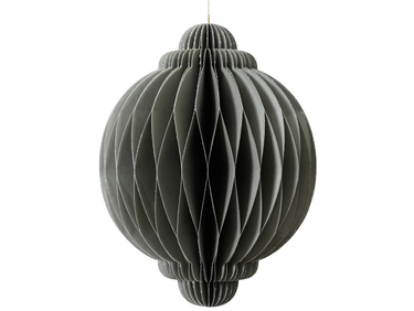 Decoris Zwiebel grau 15cm