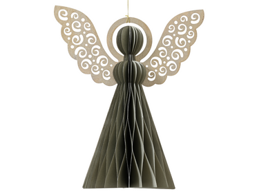 Decoris Engel grau 20cm