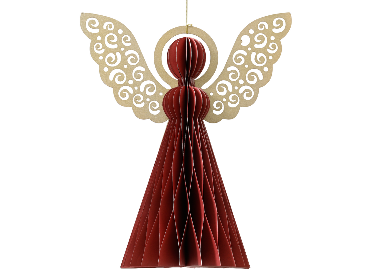 Decoris Engel rot 40cm