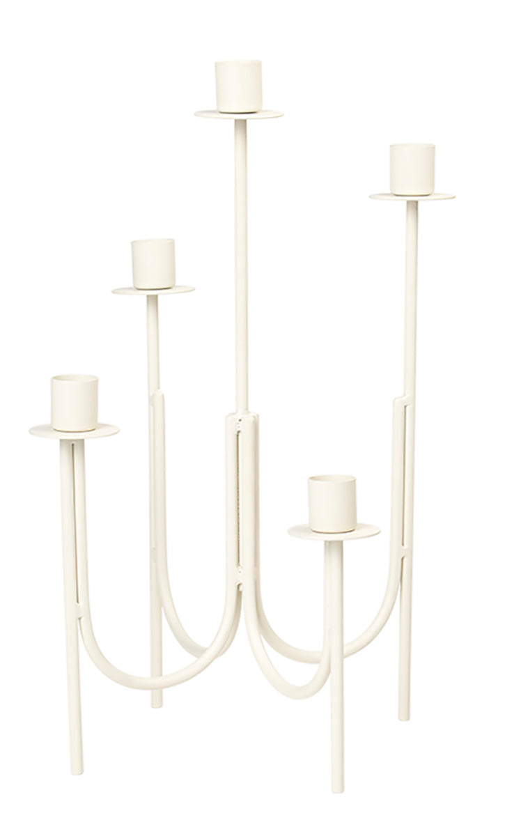 Broste Copenhagen Farri Leuchter white 36cm Freisteller