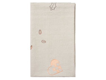 Broste Copenhagen Fryd Tischläufer beige 140x40cm Freisteller 1
