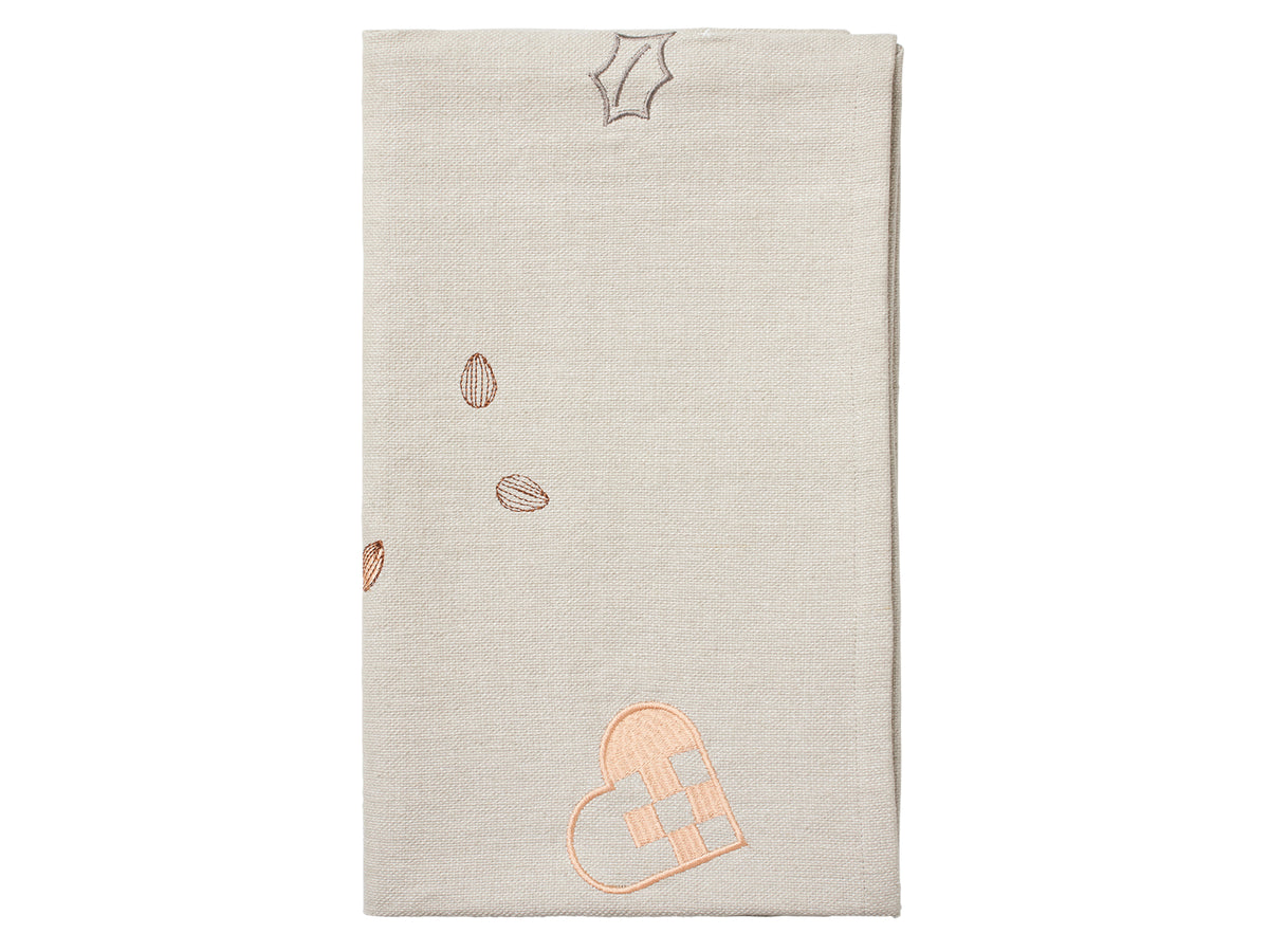 Broste Copenhagen Fryd Tischläufer beige 140x40cm Freisteller 1