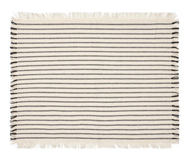 Broste Copenhagen Elouise Tischset off white/black 41,5x32cm Set2 Freisteller
