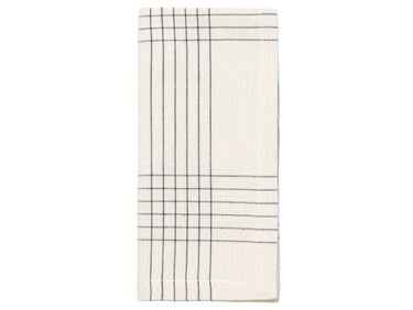 Broste Copenhagen Alice Serviette black/natural 45x45cm (1 Stück) Freisteller 2