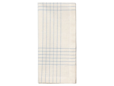 Broste Copenhagen Alice Serviette dusty blue/natural 45x45cm (1 Stück) Freisteller 2