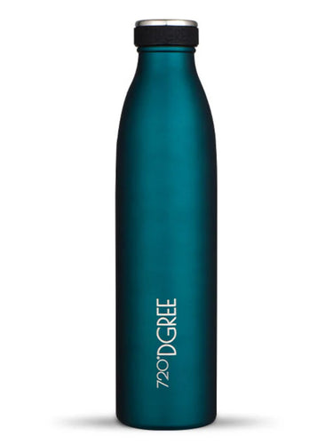 720°DGREE Isolier Trinkflasche milkyBottle Edelstahl smaragd green 0,75l Freisteller 1