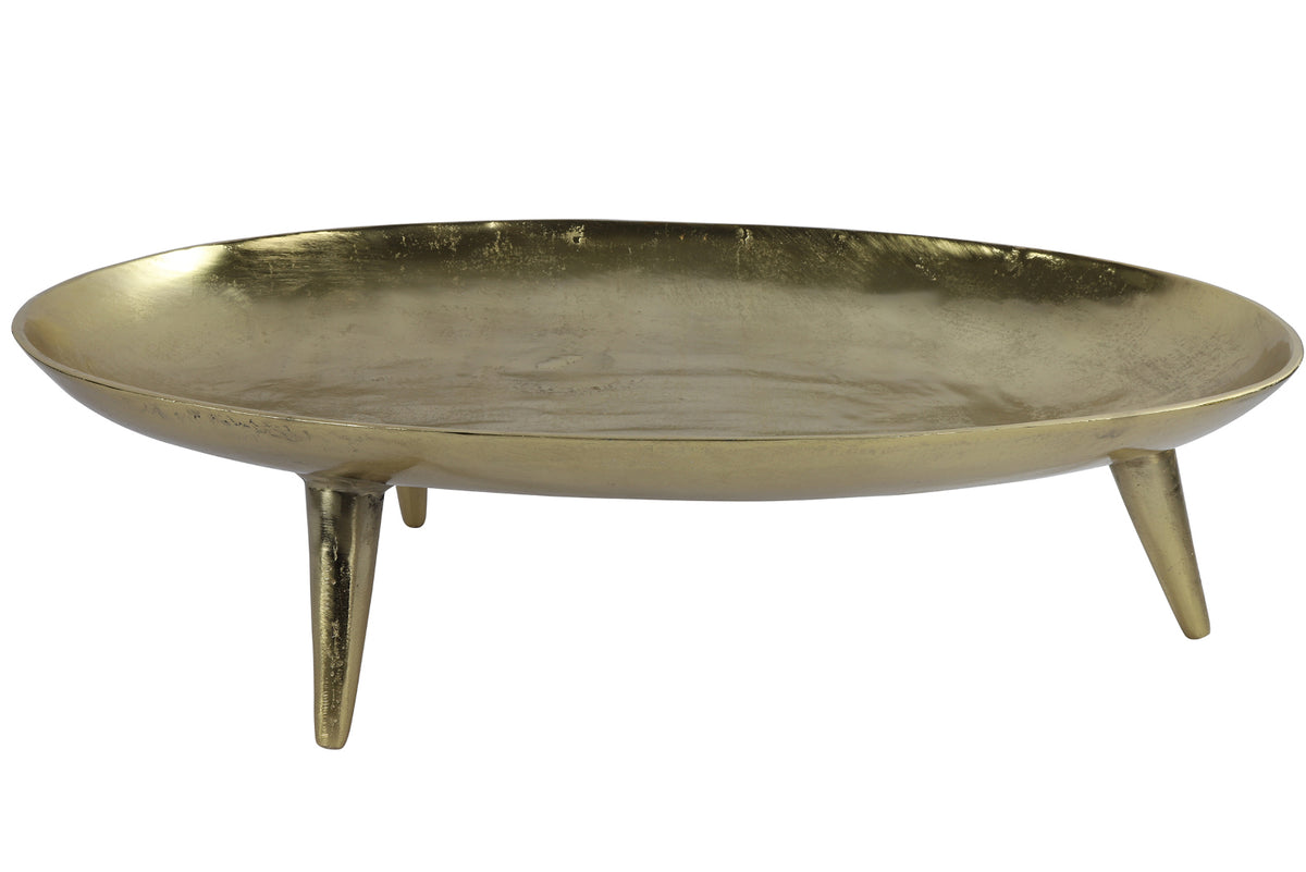 Decostar Schale oval Resa L gold 22cm Freisteller