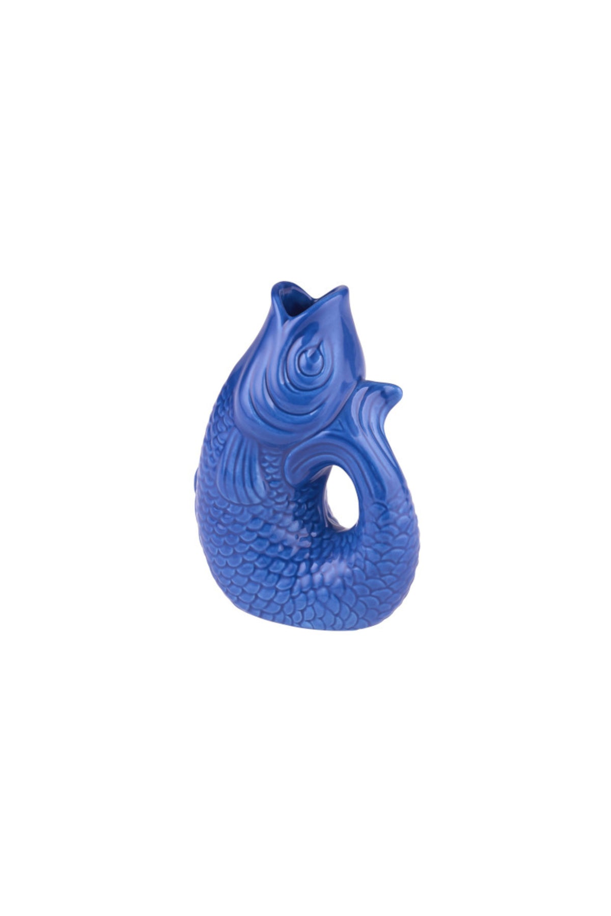 Giftcompany Monsieur Carafon Vase / Karaffe Fisch XS azure 0,2l Freisteller