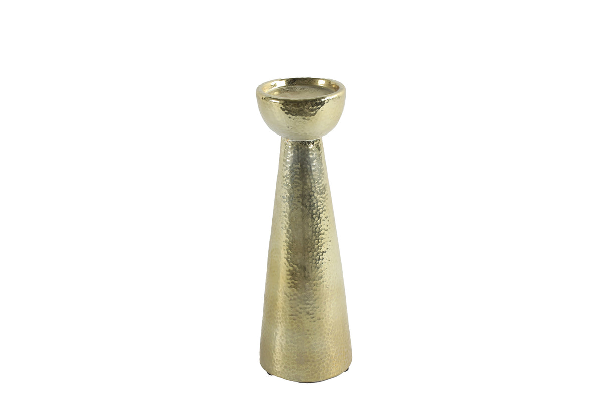 Decostar Kerzenhalter Mikela S gold 34,5cm Freisteller