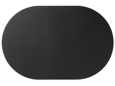 ASA leather optic fine Tischset oval black 49,5x33cm Freisteller