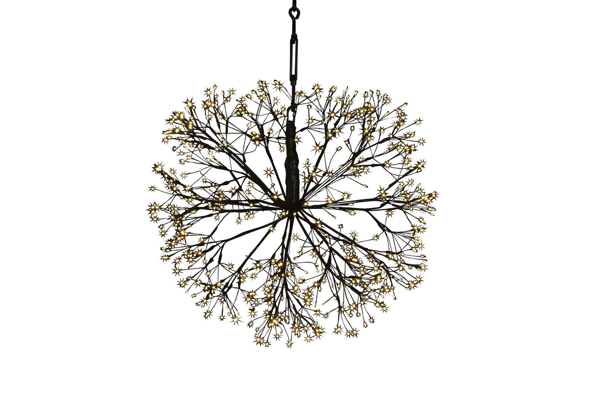 Decostar Weihnachtsbeleuchtung LED Apollo M schwarz 40cm Freisteller