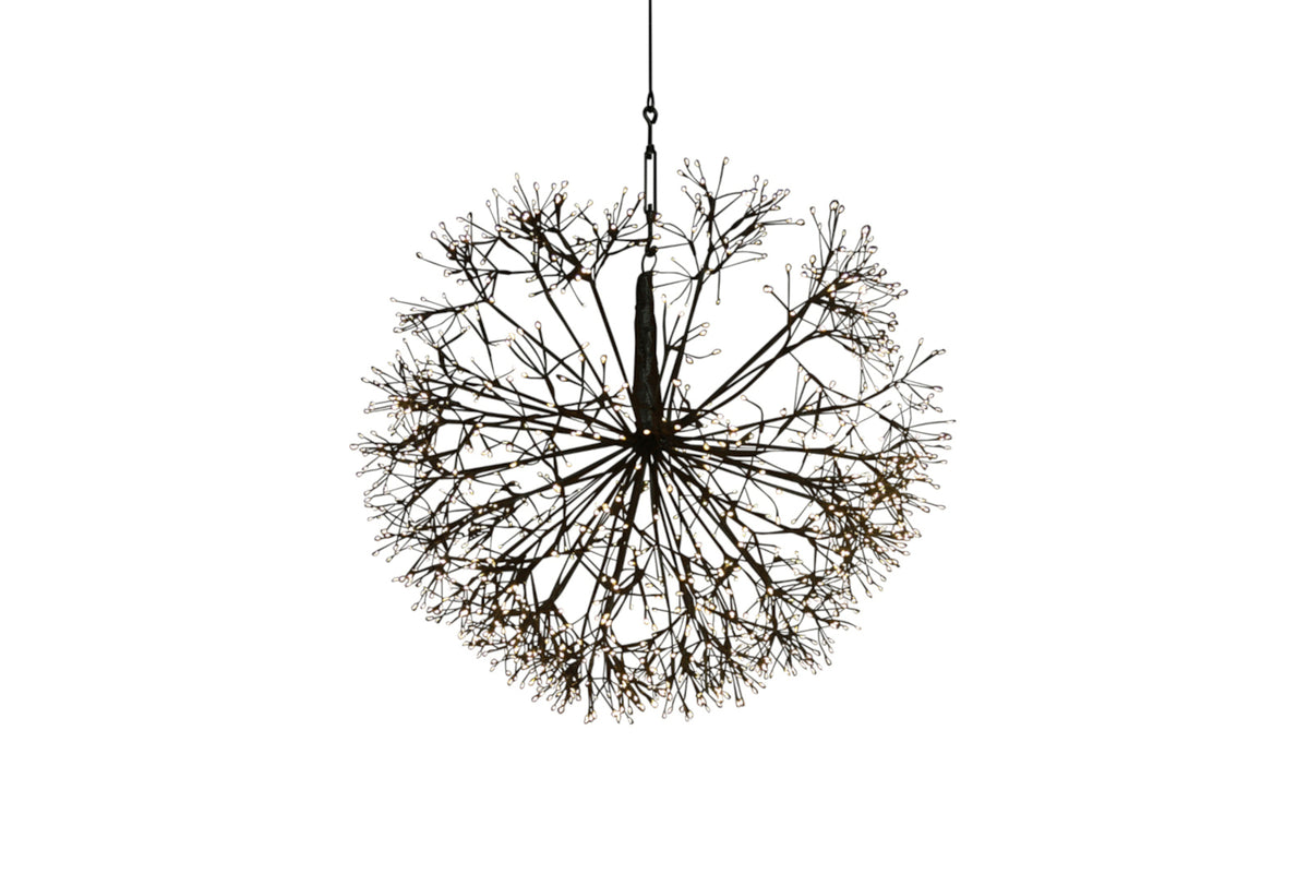 Decostar Weihnachtsbeleuchtung LED Apollo L schwarz 50cm Freisteller