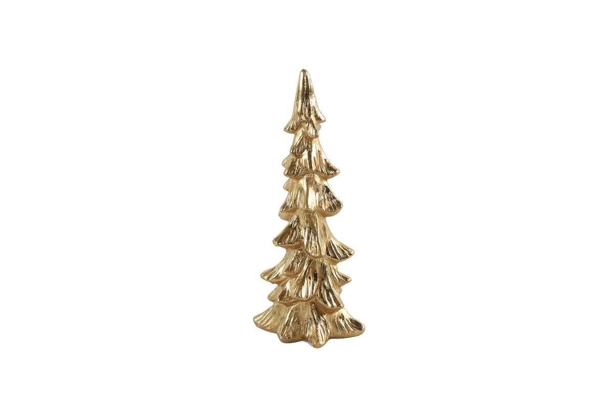 Decostar Ornament Baum Nordmann S gold 24cm Freisteller