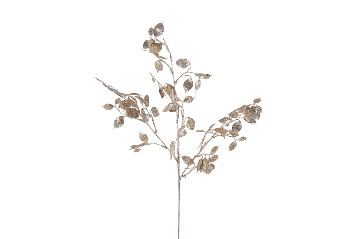 Decostar Dekozweig Lunaria champagne 67cm Freisteller