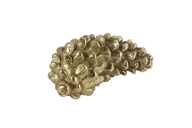 Decostar Tannenzapfen Donni S gold 4cm Freisteller