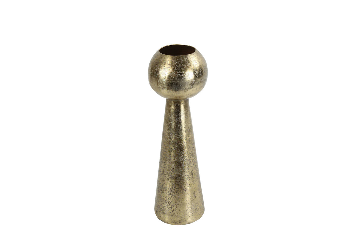 Decostar Vase Doris S antikes messing 46cm Freisteller