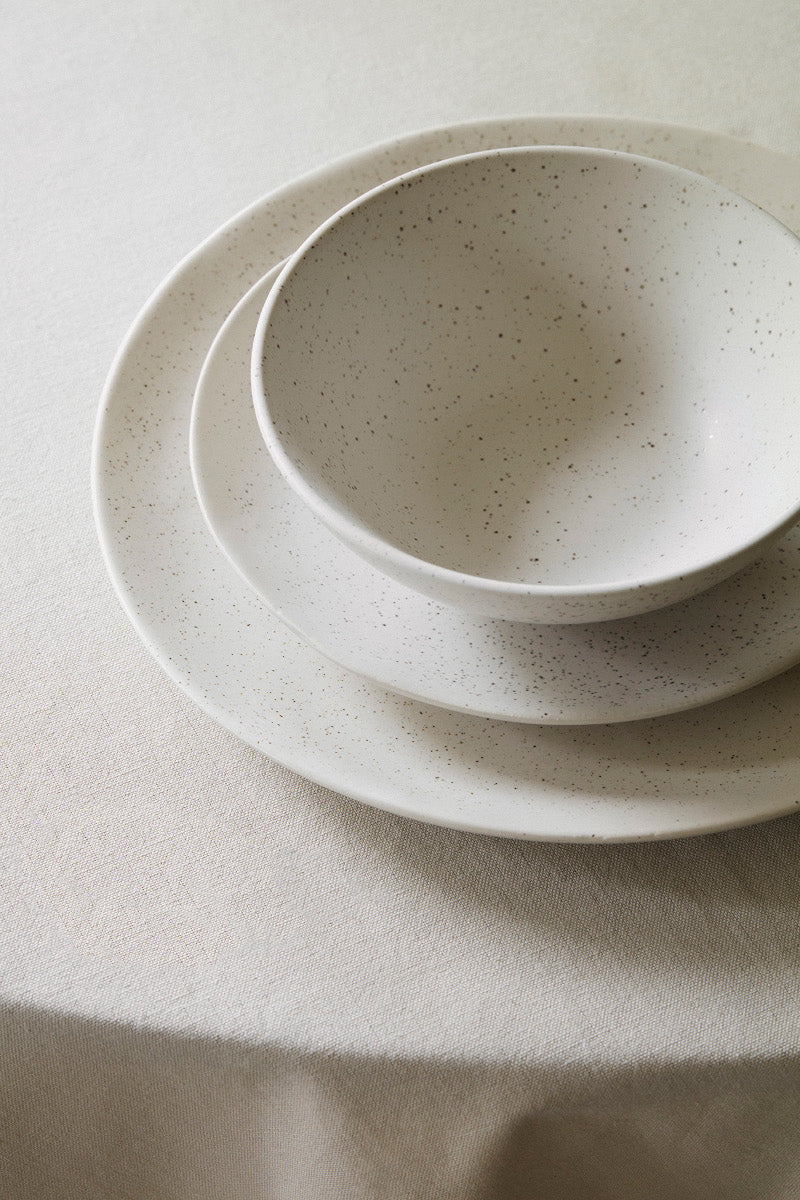 Broste Copenhagen 80019821 Nordic Vanilla Geschirrset mittag für Zwei