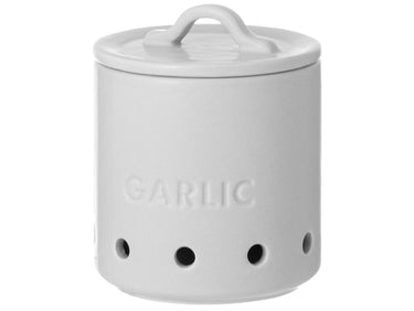 ladelle ESSENTIALS Knoblauch Topf weiß 10cm Freisteller 1