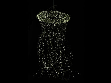 Decostar Kranzkronleuchter LED Fairy L silber 50cm Freisteller