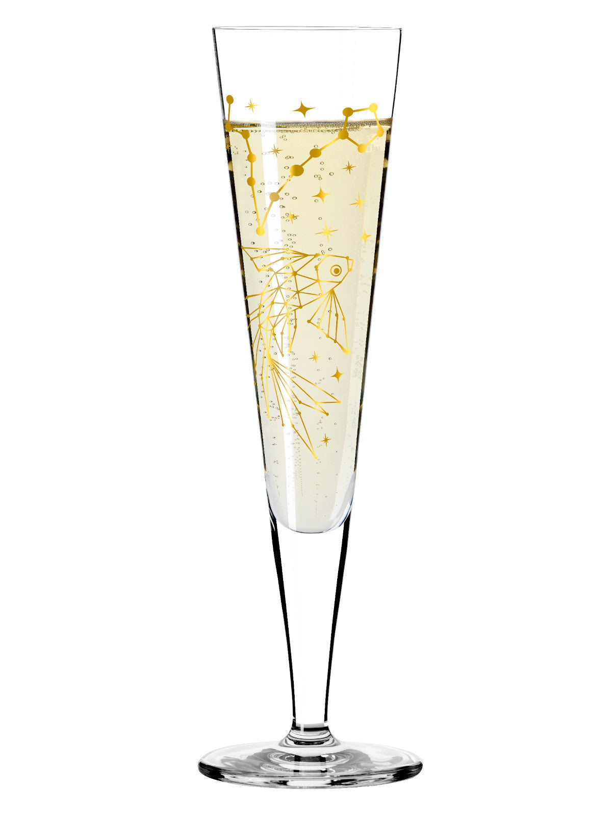 RITZENHOFF Champagnerglas #8 Fische (Z. Mubaza) H25 Freisteller 3
