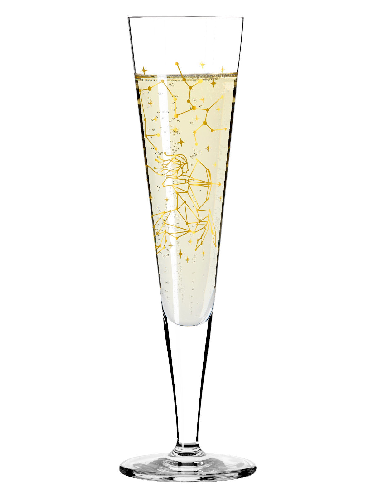 RITZENHOFF Champagnerglas #9 Schütze (Z. Mubaza) H25 Freisteller 3
