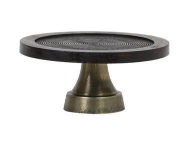 Light & Living KAMUDI Schale auf Fuss antik bronze 25 x 11 cm Freisteller